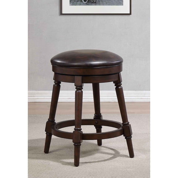 Hayden Counter Height Swivel Stool -Walnut