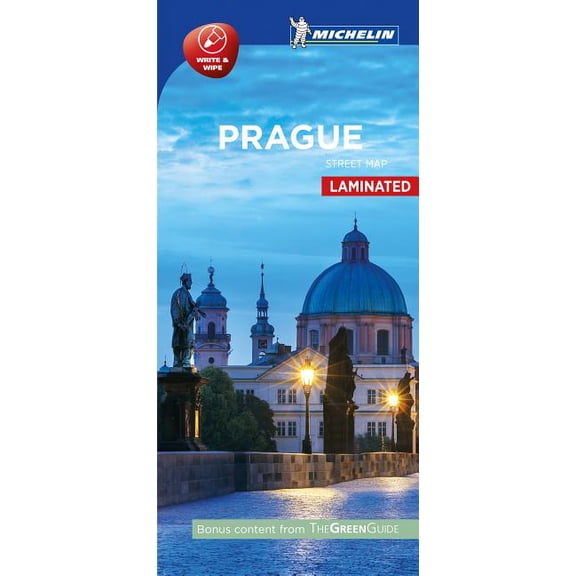 Michelin Prague City Map - Laminated - Folded Map