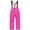 A004_Hot Pink, variant on Girls Boys Kids Unisex Insulated Snow Ski Pants Adjustable Snowboard Bib Outdoor Waterproof Insulated Ripstop Snowboarding Overalls Winter