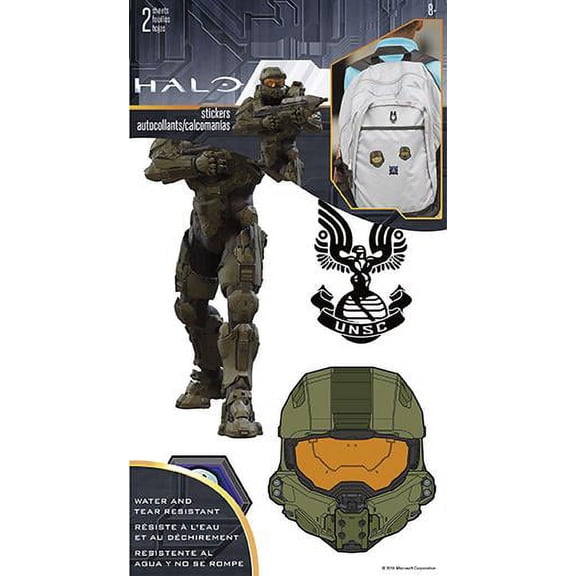 Halo Tyvek Stickers - 2 Sheet