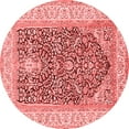 thumbnail image 1 of Ahgly Company Indoor Round Animal Red Traditional Area Rugs, 3' Round, 1 of 4