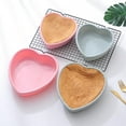 thumbnail image 3 of 4/7/9/10 Inch Cake Mold Flexible Silicone Heart Shape DIY Bread Baking Tray Mould, 3 of 5