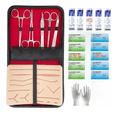 thumbnail image 1 of Kit De Sutura Equipo De Sutura Pad Suturas Quirurgicas 18 pzs estuche rojo, 1 of 5