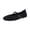 Black, variant on Woven Flats for Women Ballet Flats Faux Leather Mary Jane with Buckle Strap, Casual Office Woven Ballerina, Soft All-Day Comfy Dressy Shoes Black 7