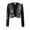 Black, variant on Women's Sequin Jacket Blazer Casual Sparkly Cardigan Coat S-XXL RHW4063-A-S