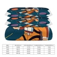 thumbnail image 2 of 3 Pcs Soft Bedding Set, Includes 1 Duvet Cover with Zipper And 2 Pillow,Shams Cartoon Space Astronaut Full(79"×90"), 2 of 8