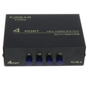 -Out VGA Sharing/Switching Adapter for Multiple VGA Input Devices Display Monitor, Small Sized Compact Designed Switcher