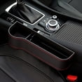 thumbnail image 2 of Paquete de 2 rellenos para huecos de asientos delanteros de coche, organizador de huecos para asientos delanteros de coche con taza Negro, 2 of 9
