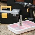 thumbnail image 4 of Ice Auger Drill Adapter Fits Drill Cinchhuck: 1/2 Plus And 1/4 Inch Hole For 1/4 Inch-20 Wing Bolts, 4 of 5