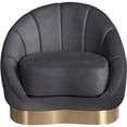 thumbnail image 6 of Meridian Furniture Shelly Gray Velvet Chair, 6 of 8