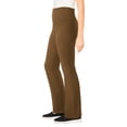 thumbnail image 3 of Woman Within Plus Size Stretch-Cotton Knit Pull-On Bootcut Pocket Leggings, 3 of 6