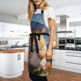 thumbnail image 3 of JSTEL Cute Hamster Apron with 2 Pockets for Women Men Adjustable Garden Bib, 3 of 5