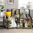 thumbnail image 4 of Custom Blanket with Photo Personalized Picture Text Blanket Customized Sofa Throw Blanket Personalized cobijas Funny Gifts for Valentines,Boyfriend,Dad,Mom,Friends,New Year,Birthday, 4 of 6
