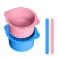 thumbnail image 4 of Doublure de Chauffe-Cire en Silicone, Doublure de Cire Fondue Antiadhésive avec Bâtonnets de Spatule de Cire, Pot de Cire Fondue Réutilisable, pour Épilation P5F3, 4 of 9