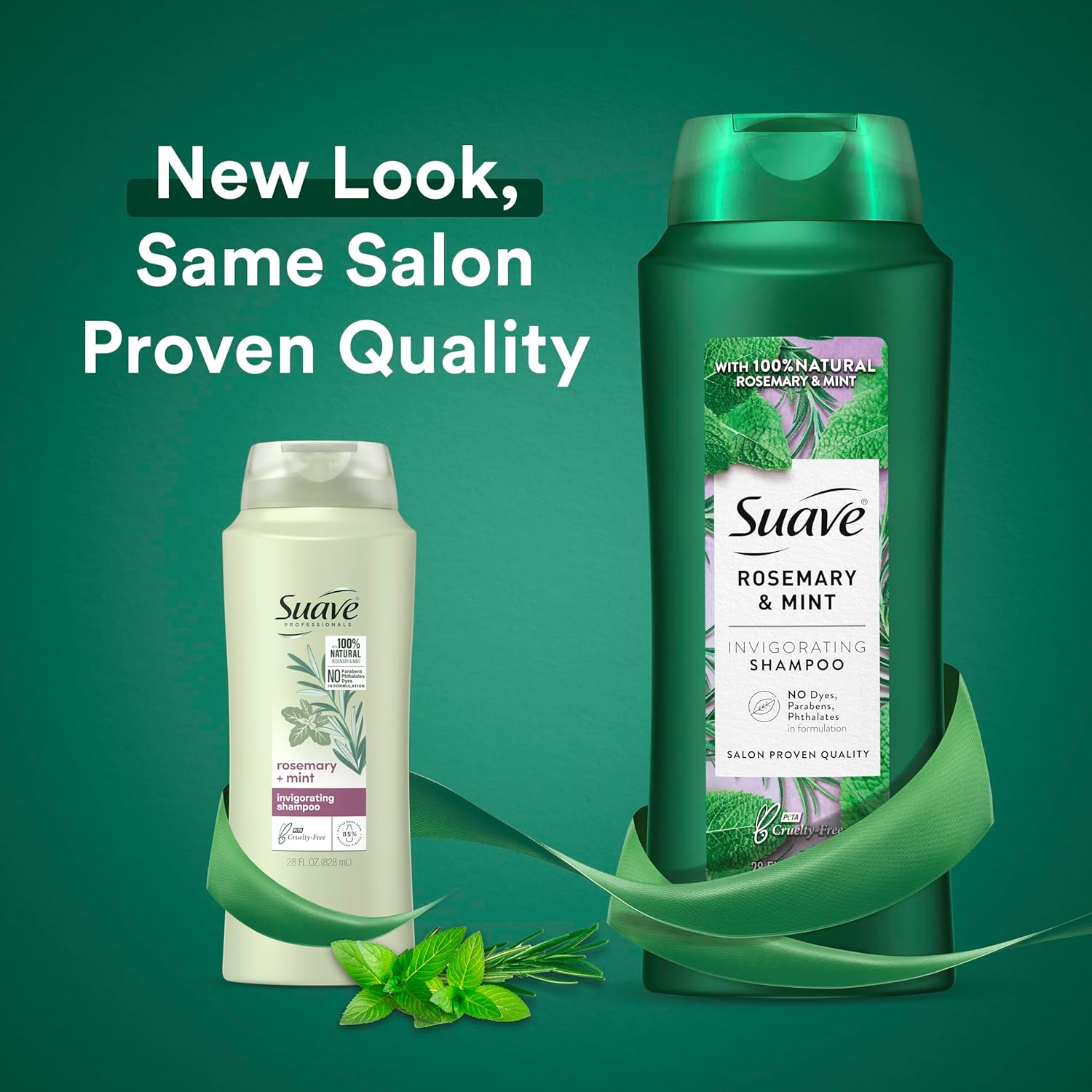 Suave Professionals Invigorating Shampoo, Rosemary & Mint, 28 fl oz - image 3 of 8