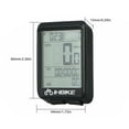 thumbnail image 5 of Compteur de Vitesse Sans Fil pour Vélo avec Rétroéclairage LCD, GPS, Compteur d'Odomètre, 5 of 5