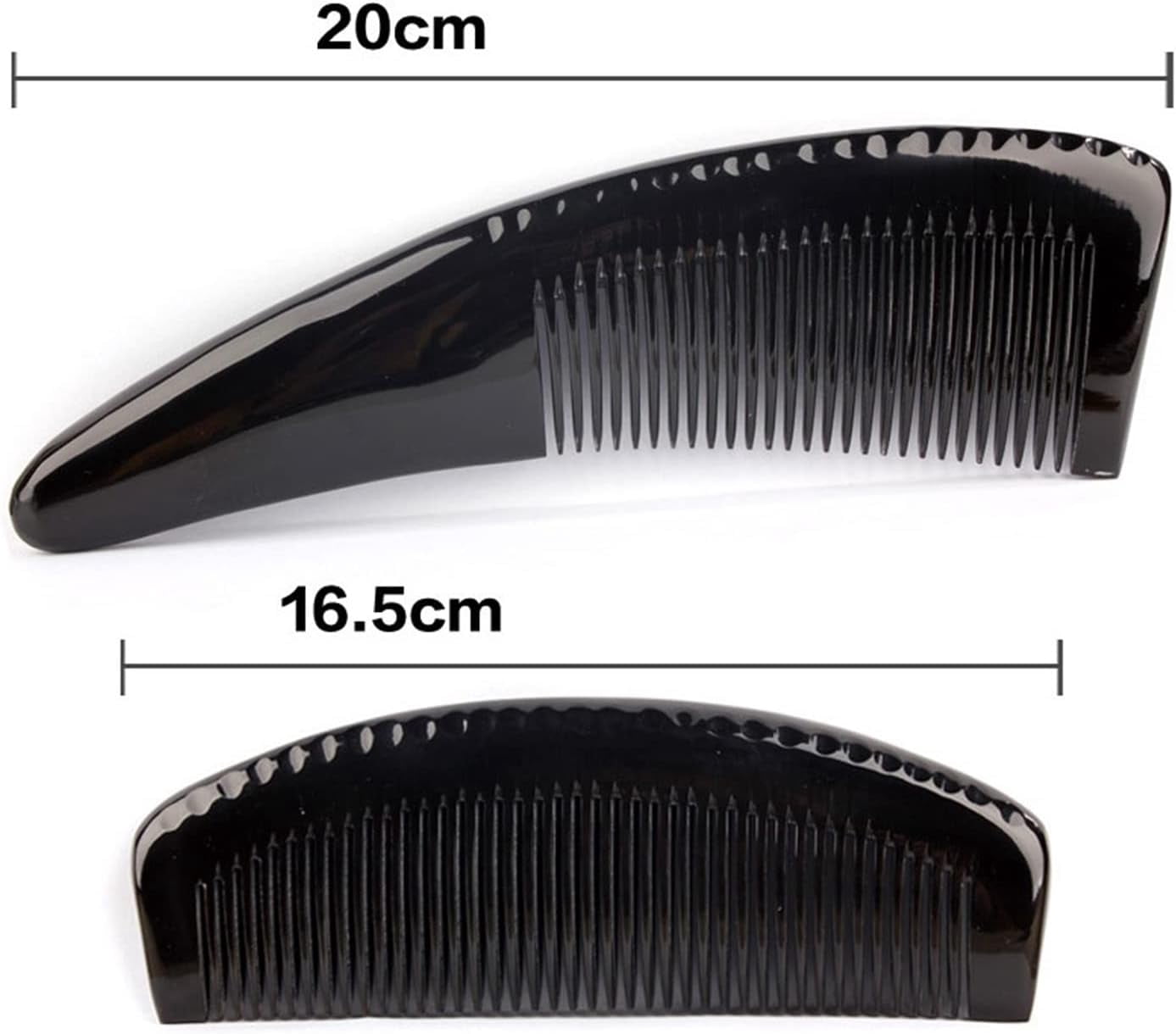 Comb Hair Care 2pcs Hair Comb Hair Brush, Hair Comb Set for Men and Women, for Long Thick Thin Curly Hair, for Wet Or Dry Hair, Black Hair Brush