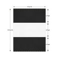 thumbnail image 2 of Covers & all Outdoor Clear Panel Curtain, 12 oz Vinyl Outdor Curtains for Patio, Waterproof & Weather Resistant Tarp with Brass Grommets for Pergola, Porch, Gazebos, Balcony (12'H x 9'W, Black), 2 of 6