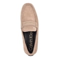 thumbnail image 3 of CALVIN KLEIN Womens Beige Moc Toe Brand Over Vamp Oliver Square Toe Slip On Loafers Shoes 11.5 M, 3 of 4