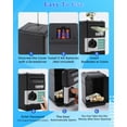 thumbnail image 6 of Kids Piggy Bank,Large Capacity and Auto-Scroll Function Electronic Cash Coin Money Saving Box,ATM Machine Money Bank Toy for Kids Aged 3 4 5 6 7 8 9 10 11 12 13 14 Boys and Girls (Black), 6 of 7