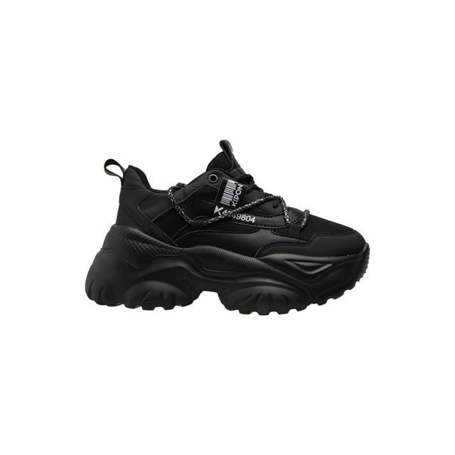 Tenis Mujer Kipon Dama Casual Urbano Moderno Plataforma Chunky negro 23