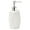 White, variant on Evideco French Home Goods Diamond White Lotion Soap Dispenser Only Chic Mission 11 oz Commercial Soap & Lotion Dispensers