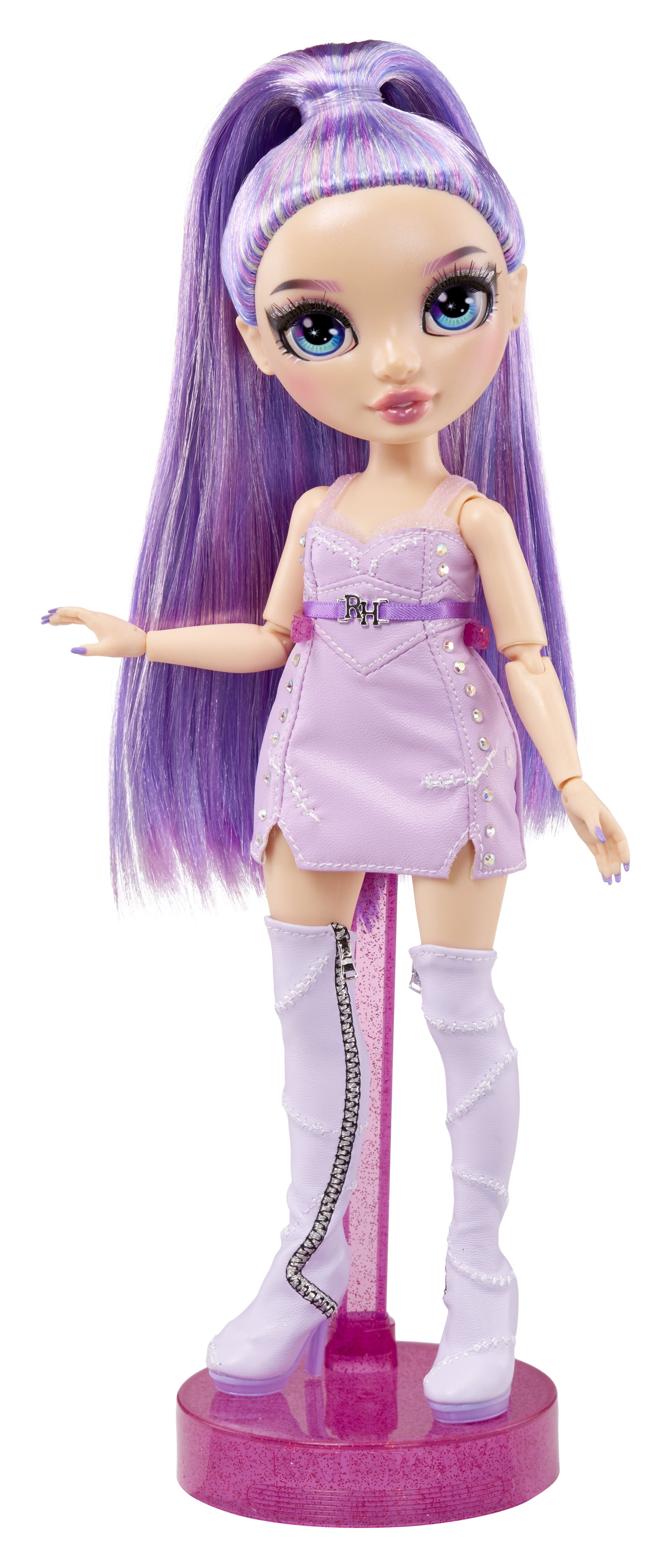 Rainbow High Rainbow Vision Costume Ball Fashion Doll, Violet Willow, Ages  6 - 12