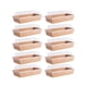 thumbnail image 2 of Cajas de papel para alimentos de 10 piezas con tapas transparentes Contenedor de alimentos multifunción cuadrado Caja de refrigerios duradera para perfecl Cajas de postre, 2 of 8