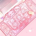 thumbnail image 3 of Axolotl Desk Mat | Kawaii Cute Anime Pink Mouse Pad, 3 of 6