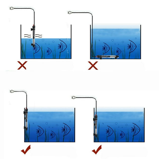Heating Rod, 100W Fish Tank Heating Rod, Glass Aquarium Accessory Water Heating Rod Aquarium for Fish Tank EU Plug,US Plug,UK Plug
