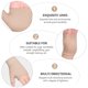 thumbnail image 2 of EeaseMX 1 par de guantes de compresión para artritis, guantes elásticos sin dedos., 2 of 7