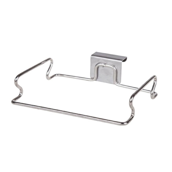 Stainless Steel Trash Bag Holder, Large Stainless Steel Plastic Bag Holder Under Sink, Garbage Bag Holder for Home Kitchen Bathroom Camper Picnics