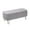 Grey, variant on HSUNNS 40″ Upholstered Storage Ottoman Bench for Bedroom End of Bed, Bedroom Bench with Metal Legs and Padded Seat, Modern Entryway Bench for Bedroom, Living Room, Pink