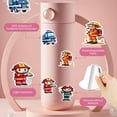 thumbnail image 5 of 35pcs-50pcs Cartoon Stickers Firefighter Kids Stickers Emergency Vehicles Funny Stickers for Notebooks Luggage, 5 of 9