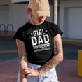 thumbnail image 2 of Girl Dad Officially Outnumbered - Baby Shower or Gender Reveal, Daddy of Girls, Royal Blue T-Shirt, 2XL, 2 of 5