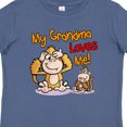 thumbnail image 4 of Inktastic My Grandma Loves Me Monkey Boys or Girls Baby T-Shirt, 4 of 5