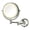 Chrome Plug In, variant on Jerdon Wall-Mounted Vanity Mirror with Magnification - Corded Lighted Makeup Mirror - 8X Magnification - Nickel Finish, Model HL75N
