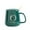 Green O, variant on Huayishang Coffee Cups Letter Ceramic Mug Couple Coffee Cup Gift Set Mug Creative Milk Mug Water Cup, Kitchen Essentials Clearance Sale Green