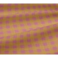 thumbnail image 4 of oneOone Cotton Jersey Medium Pink Fabric Gingham Check Fabric For Sewing Printed Craft Fabric By The Yard 58 Inch Wide, 4 of 4