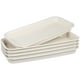 thumbnail image 1 of 5pcs Bandeja de maceta de plástico Preservativo Transpirable Ahorro de agua Resistente a la sequía Transmisión de luz Bandeja rectangular (Beige), 1 of 5