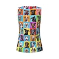 thumbnail image 5 of Sigee Cute Dogs Collage for Women's Workout Tank Top,Running Tank Tops,Sleeveless Gym ClothesMedium, 5 of 8