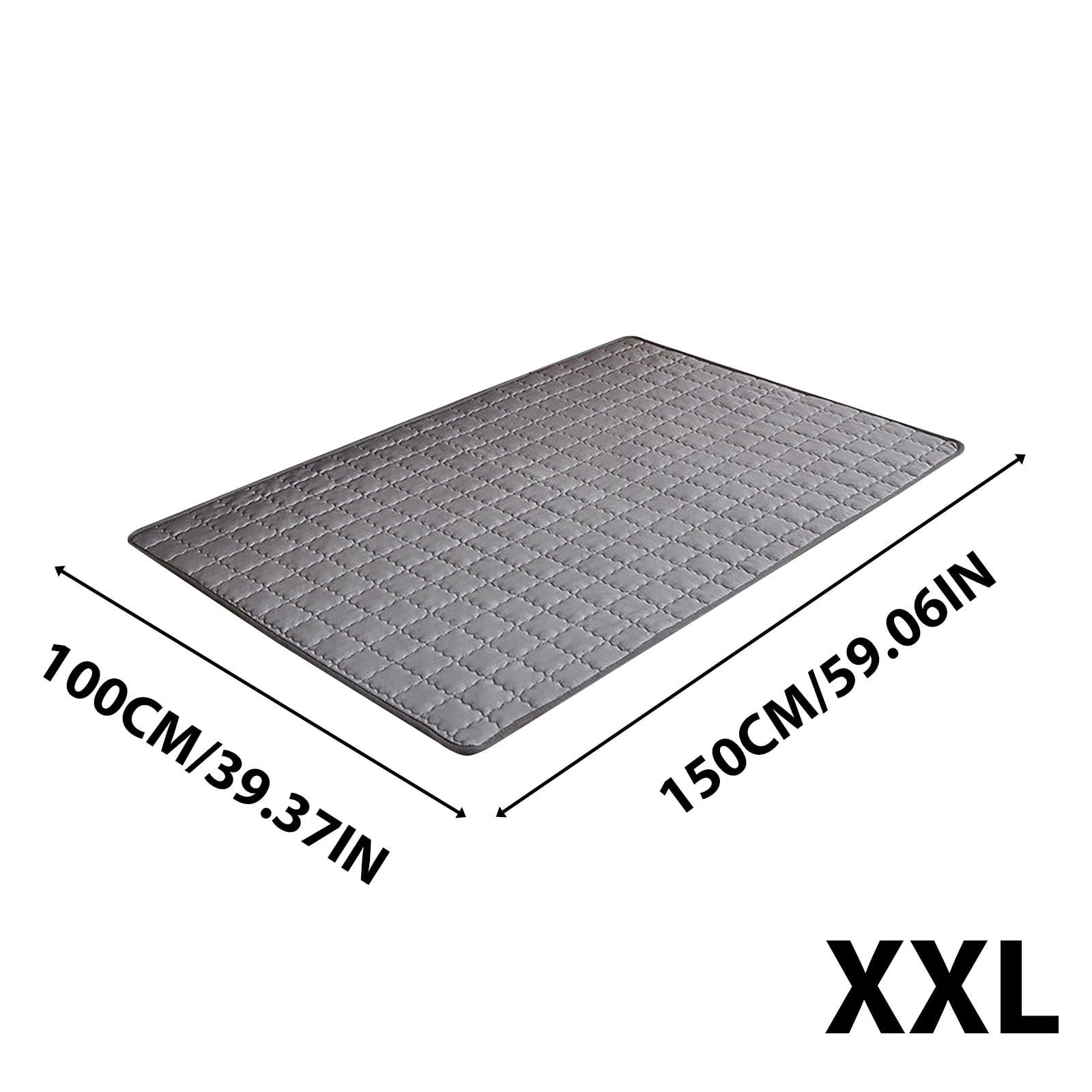 Extra Large Dog Cooling Mat Giant Pet Cooling Pad XXL Ice Silk Mat Jumbo Cooling Mat for Multiple Pets 59x39 Inches Huge Dog Bed Mat Non-Slip Cooling Surface