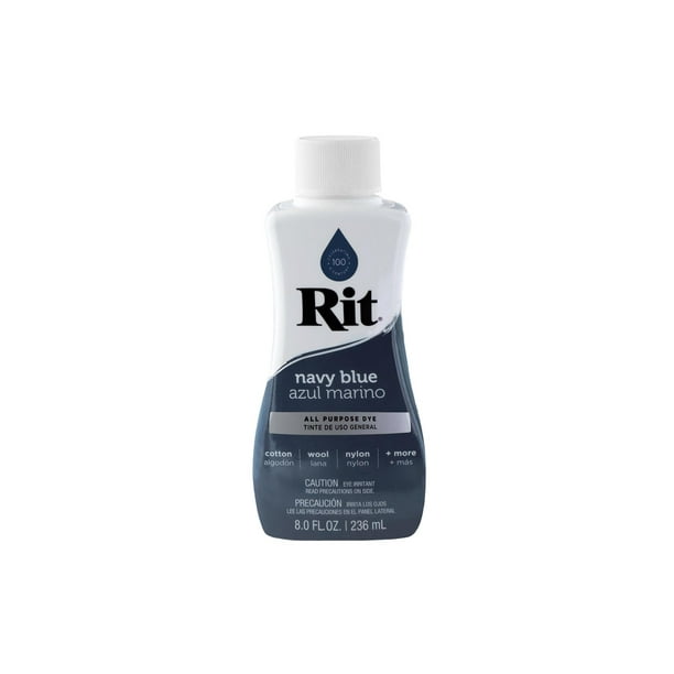 Rit Dye Liquid 8 Fluid oz Navy Blue Walmart
