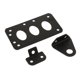 thumbnail image 3 of Soporte de licencia de Matrícula de Montaje Lateral para Motocicleta de Metal, licencia de Matrícula Trasera, Soporte de lámpara Trasera, Negro Sharpla Matrícula trasera de motocicleta, 3 of 7
