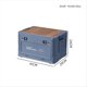 thumbnail image 2 of Acampar Al Aire Libre Plegable Mesa Turística Caja de Almacenamiento de Coches Caja de Almacenamiento de Viaje Al Aire Libre Equipo de Camping Azul, S, 2 of 5