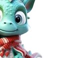 thumbnail image 4 of Adorno para Coche Navidad Dinosaurio Acrílico 2 Uds. para Espejo Retrovisor, 4 of 9
