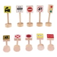 thumbnail image 3 of de Señales de Tráfico Miniatura Piezas, Adecuado para Niños , Aprendizaje , También Compatible con Las Hugo Juguetes de señales de tráfico, 3 of 7
