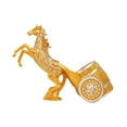 thumbnail image 2 of EHJRE Bottle Holder Animal Figurine Bottle Rest Statue for Bar Countertop Decor Horse Gold, 2 of 9