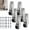 6PCS, variant on Vertical Track Roller Wheel-Anti-Wobble Door Guide System, Heavy Duty Anti-Sag Sliding Door Bottom Guide for Furniture Door Track
