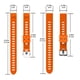 thumbnail image 2 of Correa de reloj de silicona deportiva Pulsera de fitness Reemplazo de correa de silicona para Garmin / HUAWEI / Samsung 20 mm, Naranja Scienceny EL2640-04, 2 of 2
